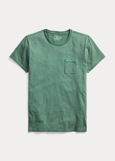 T Shirt Ralph Lauren Garment-Dyed Pocket Homem 19674-NEDH